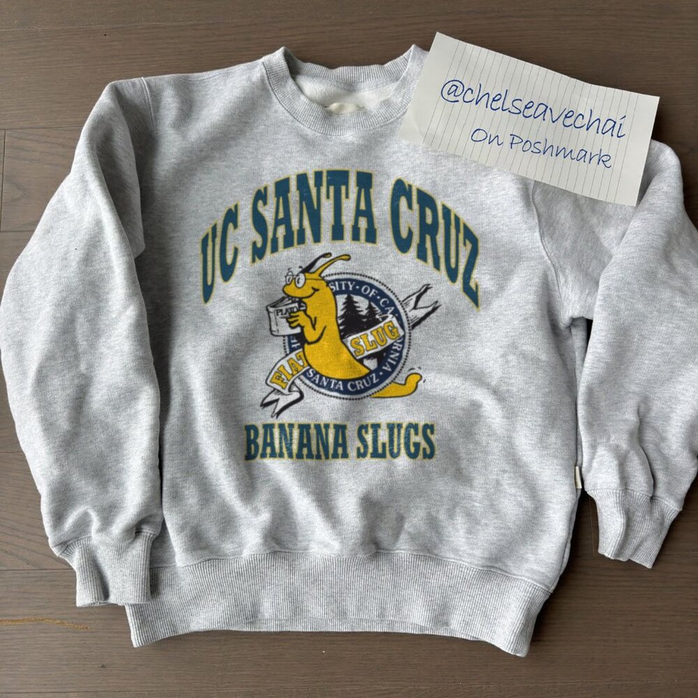 Vintage 90s University of California Santa Cruz Slugs UC Santa Cruz Sweatshirt